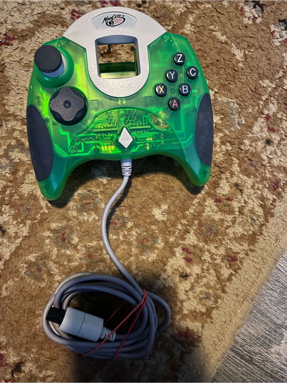 Mad Catz Transparent Green Controller for Sega Dreamcast (Retro Gamepad)